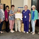 Fundraising and Charity Teams (L to R) Nancy Appleton, Pam McIlvena, Kitti McCarthy, Linda Kerechek, Dodie Lopez, Ann Bell, Lynn Crawford (HOPE), Cathy Moulton, Robin Bean