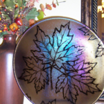 Maple Leaf Glass Bowl