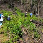 Hikers Return on Dry Creek Falls Trail