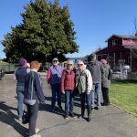 Group Visiting Alpaca Farm